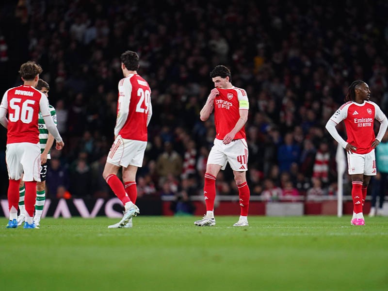 Arsenal edge past Sporting to reach Champions League semi-finals