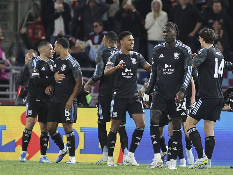 Aston Villa seize control with first-leg win over Bologna