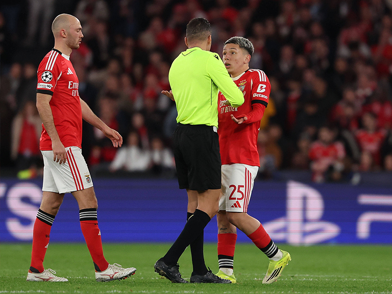 Prestianni handed ban after Champions League incident