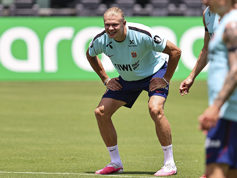 Haaland says England carries the pressure before Norway's quarterfinal