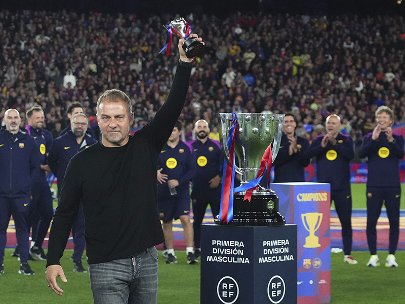 Hansi Flick delivers back-to-back La Liga titles for Barcelona