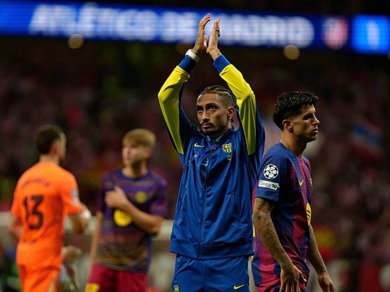 Raphinha claims refereeing decisions cost Barcelona in Atletico defeat