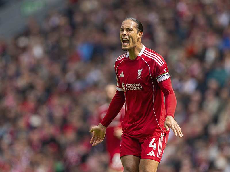 Liverpool’s reliance on Van Dijk exposed by historic workload