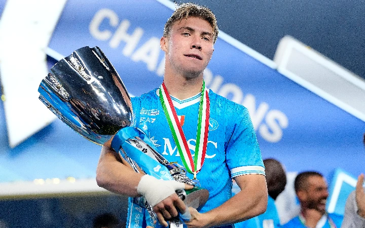 Hojlund hails Napoli move after winning first trophy with the club