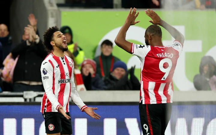 Schade hat trick fires Brentford past Bournemouth and into top eight