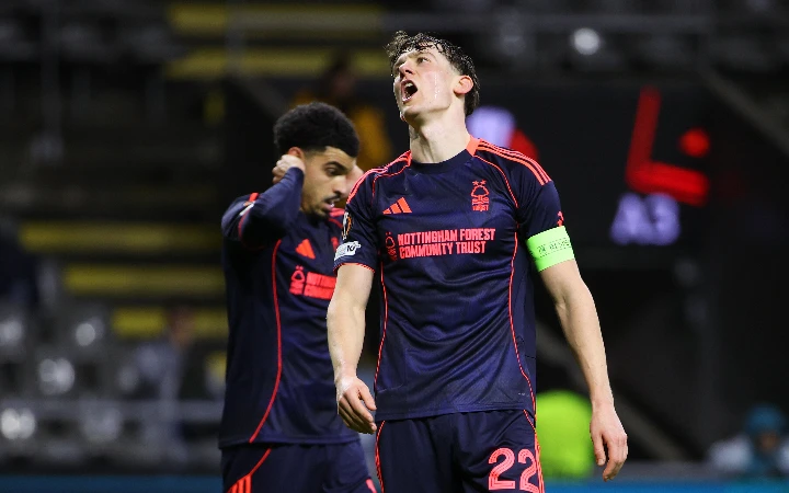 Yates own goal sinks Forest in Braga loss as top eight hopes fade