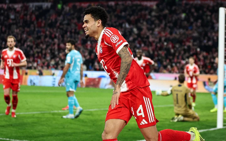 Luis Diaz treble fires Bayern past 10-man Hoffenheim