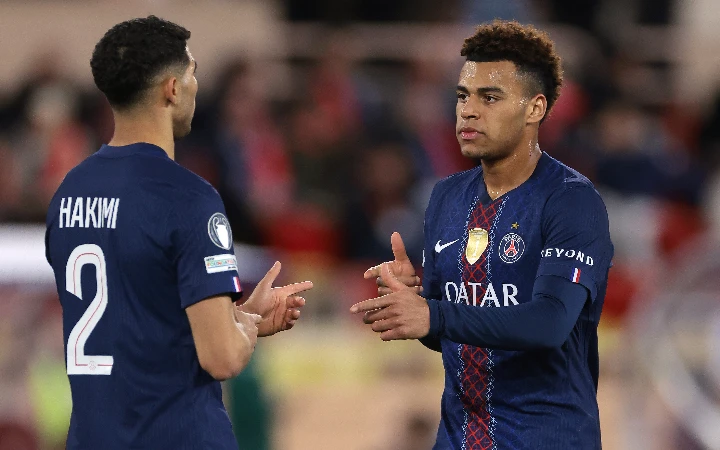 Sub Doue shines as PSG overturn early Monaco surge to seize control of Champions League playoff