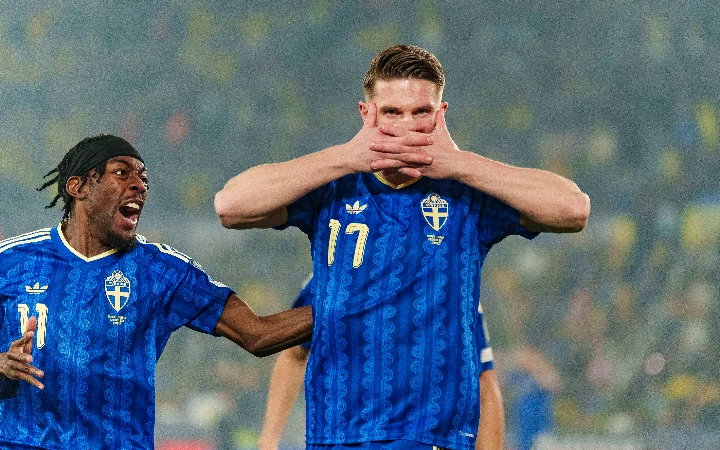 Gyokeres fires Sweden past Ukraine to set up Poland clash in World Cup playoff final