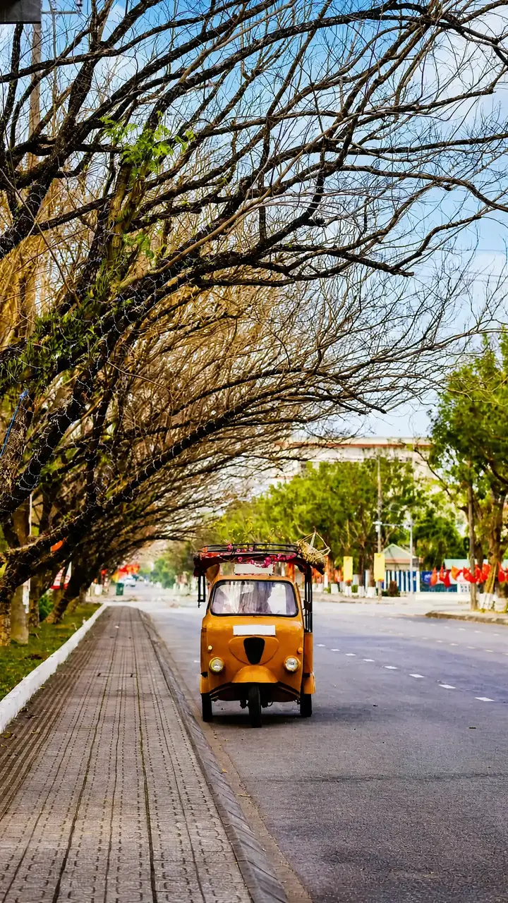 المركبة الصغيرة التي أصبحت سيارة أجرة وناقلة بضائع في مدن آسيوية